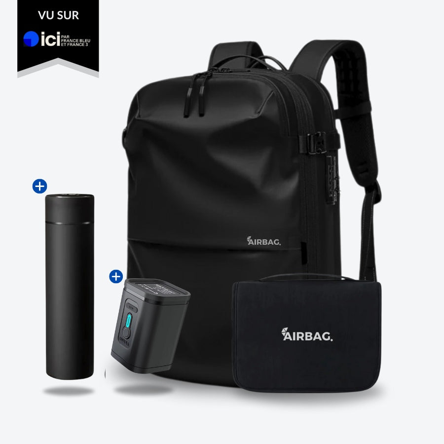 Fitpack Airbag Travel Pack β Matte Black