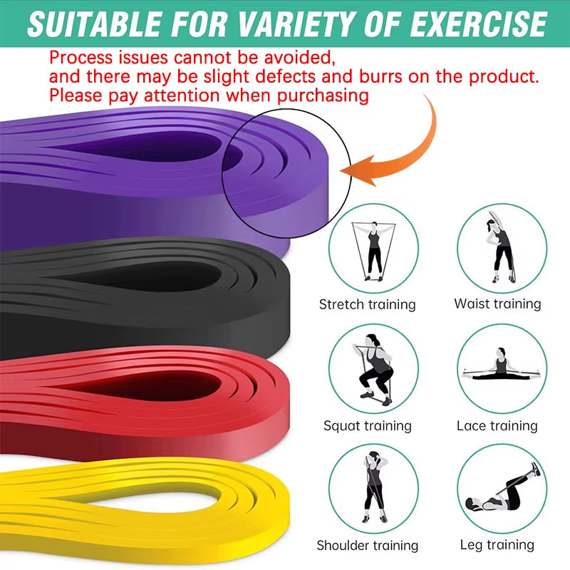 Professional Resistance Band Set for Pull-Up Assistance and Stretching - Heavy Duty Exercise Bands for Home Workouts and Physical Therapy