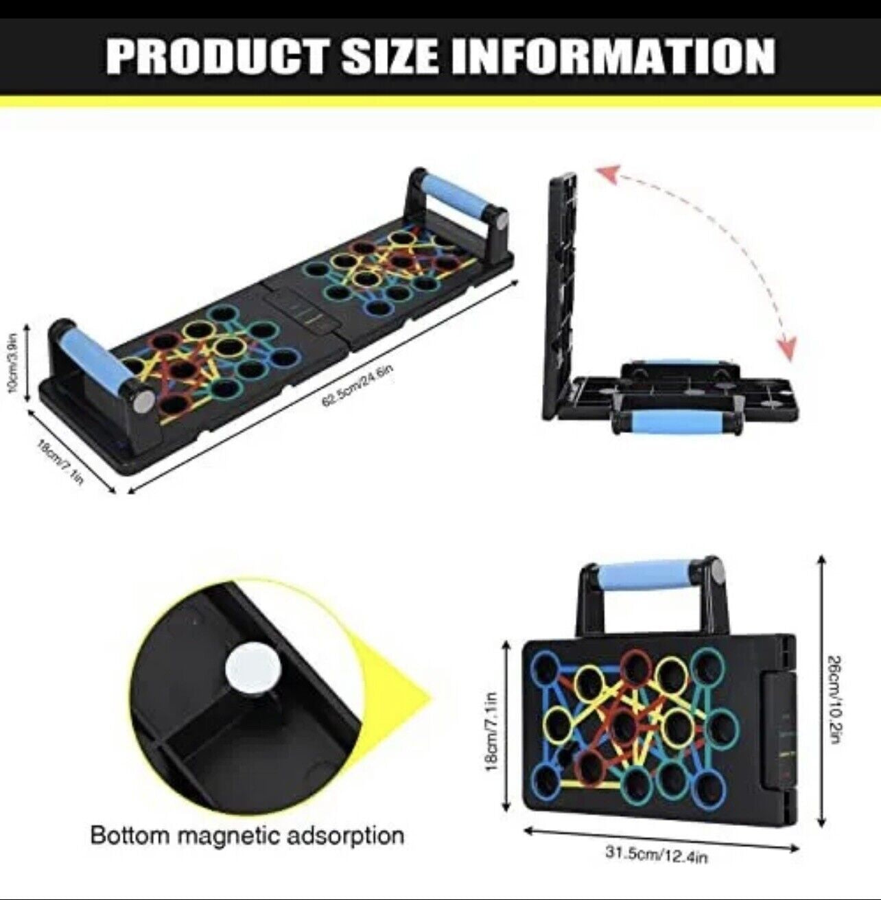 Multi-Function Push-Up Board - 24-in-1 Home Workout Equipment