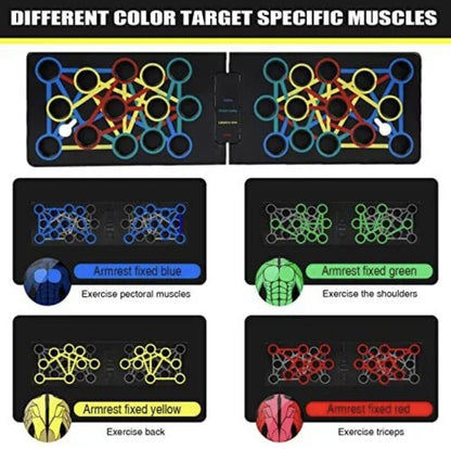Multi-Function Push-Up Board - 24-in-1 Home Workout Equipment