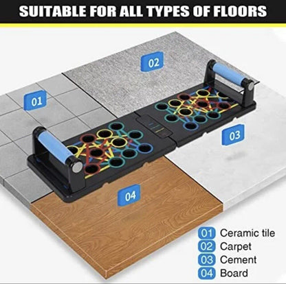 Multi-Function Push-Up Board - 24-in-1 Home Workout Equipment