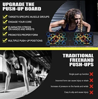 Multi-Function Push-Up Board - 24-in-1 Home Workout Equipment