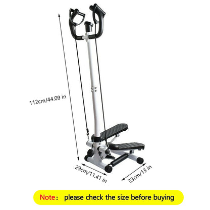 Stair Stepper Machine with Dual Drawstrings in Black